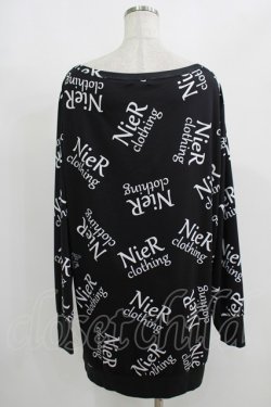 画像3: NieR Clothing / プリントトップス  黒ロゴ H-25-08-16-005-PU-BL-KB-ZH