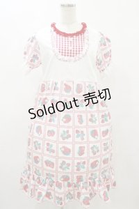 Nile Perch / いちご柄ワンピース Free オフ/レッド H-25-08-16-1007-LO-OP-NS-ZH