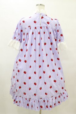 画像2: Nile Perch / いちごストライプワンピース Free ラベンダー H-25-08-16-1009-LO-OP-NS-ZH