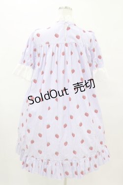 画像2: Nile Perch / いちごストライプワンピース Free ラベンダー H-25-08-16-1009-LO-OP-NS-ZH