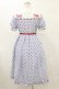 画像2: Nile Perch / ハートドットセーラーワンピース Free サックス/レッド H-25-08-16-1010-LO-OP-NS-ZH (2)