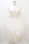 Nile Perch / リボンジャンパースカート Free BabyGift柄/ピンク H-25-08-16-1002-LO-OP-NS-ZH