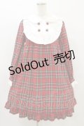 Nile Perch / タータンチェックワンピース Free レッド H-25-08-16-1019-LO-OP-NS-ZH