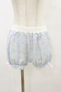 Nile Perch / ドロワーズ Free BabyGift柄/サックス H-25-08-16-1020-LO-PA-NS-ZH