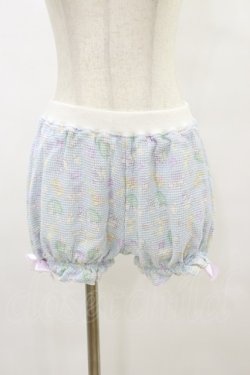画像1: Nile Perch / ドロワーズ Free BabyGift柄/サックス H-25-08-16-1020-LO-PA-NS-ZH