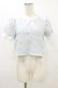 画像1: Nile Perch / リボンカットソー Free BabyGift柄/サックス H-25-08-16-1022-LO-TO-NS-ZH (1)