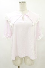 Nile Perch / 大襟カットソー Free ピンク H-25-08-16-1025-LO-TO-NS-ZH