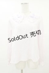 Nile Perch / リボン襟カットソー Free ピンク H-25-08-16-1032-LO-TO-NS-ZH