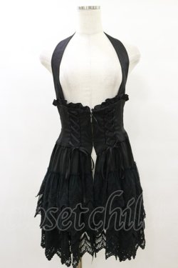 画像1: Sheglit / "Rapunzel"ドレスコルセット M ブラック H-25-08-16-1041-EL-SK-NS-ZH