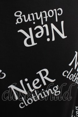 画像4: NieR Clothing / プリントトップス  黒ロゴ H-25-08-16-005-PU-BL-KB-ZH