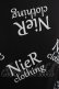 画像4: NieR Clothing / プリントトップス  黒ロゴ H-25-08-16-005-PU-BL-KB-ZH (4)