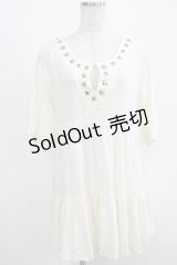 WORLD WIDE LOVE！(Rydia) / スタッズティアードチュニック  オフ H-25-08-16-055-PU-TO-KB-ZH