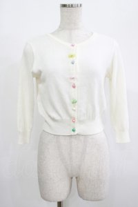 MILK / キャンディーカーデ  ホワイト H-25-08-16-061-ML-TO-KB-ZH