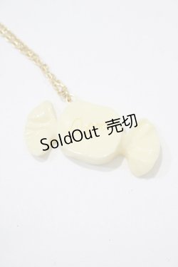画像1: Q-pot. / ミルクキャンディーネックレス  ミルクホワイト H-25-08-16-068-QP-AC-KB-ZH