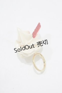 画像2: Q-pot. / Strawberry Whip ring   H-25-08-16-071-QP-AC-KB-ZH
