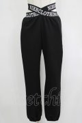 NieR Clothing / ロゴベルトストレッチパンツ F 黒 H-25-08-16-073-PU-PA-KB-ZH