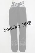 NieR Clothing / ロゴベルトストレッチパンツ F 黒 H-25-08-16-073-PU-PA-KB-ZH