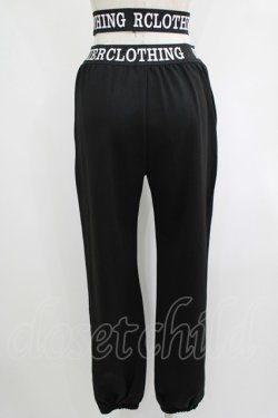 画像3: NieR Clothing / ロゴベルトストレッチパンツ F 黒 H-25-08-16-073-PU-PA-KB-ZH