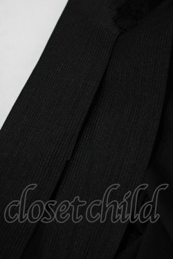 画像4: NieR Clothing / ロゴベルトストレッチパンツ F 黒 H-25-08-16-073-PU-PA-KB-ZH