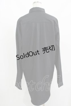 画像3: NieR Clothing / プリントロングシャツ  黒 H-25-08-16-002-PU-BL-KB-ZH