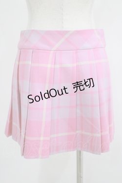 画像3: MILK / Sweet checkスカート  ピンク H-25-08-16-020-ML-SK-KB-ZH