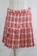 画像1: Candy Stripper / CHECK PLEATS MINI SKIRT M レッド H-25-08-16-021-PU-SK-KB-ZH (1)