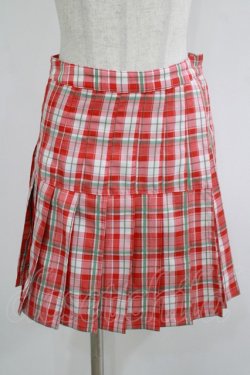 画像1: Candy Stripper / CHECK PLEATS MINI SKIRT S  H-25-08-16-022-PU-SK-KB-ZH