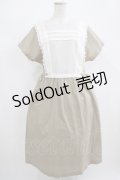 Jane Marple / Victorian gilet dress  ライトブラウン H-25-08-17-1001-JM-OP-KB-ZH