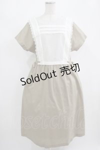 Jane Marple / Victorian gilet dress  ライトブラウン H-25-08-17-1001-JM-OP-KB-ZH