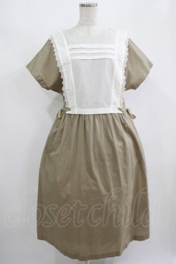 画像1: Jane Marple / Victorian gilet dress  ライトブラウン H-25-08-17-1001-JM-OP-KB-ZH