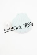 Q-pot. / シェルマカロンピアス  サックス H-25-08-17-1031-QP-AC-KB-ZH