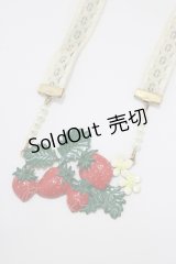 Jane Marple / ストロベリーのリボンネックレス   H-25-08-17-1044-JM-AC-KB-ZH