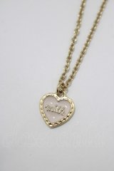 MILK / ロゴハートネックレス  ゴールド×ピンク H-25-08-17-1058-ML-AC-KB-ZH