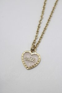MILK / ロゴハートネックレス  ゴールド×ピンク H-25-08-17-1058-ML-AC-KB-ZH