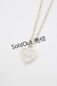 MILK / ロゴハートネックレス  ゴールド×ピンク H-25-08-17-1058-ML-AC-KB-ZH