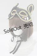 ATELIER　Ruby / Mask Headdress  黒 H-25-08-17-1059-EL-ZA-KB-ZH