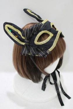 画像2: ATELIER　Ruby / Mask Headdress  黒 H-25-08-17-1059-EL-ZA-KB-ZH