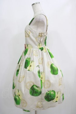 画像2: Emily Temple cute / Apple Stampノースリーブワンピース  グリーンアップル H-25-08-17-1005-ET-OP-KB-ZH