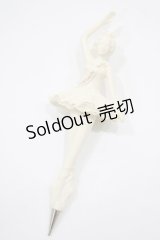 MILK / バレリーナボールペン  ホワイト H-25-08-17-1060-ML-ZA-KB-ZH