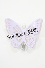 MILK / バタフライバレッタ  ラベンダー×ベビーピンクラメ H-25-08-17-1067-ML-AC-KB-ZH