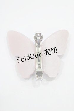 画像2: MILK / バタフライバレッタ  ラベンダー×ベビーピンクラメ H-25-08-17-1067-ML-AC-KB-ZH