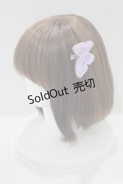 画像3: MILK / バタフライバレッタ  ラベンダー×ベビーピンクラメ H-25-08-17-1067-ML-AC-KB-ZH