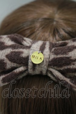 画像2: MILK / リボンヘアバンド  ブラウン H-25-08-17-1076-ML-AC-KB-ZH