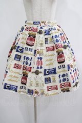 Jane Marple / Beau Chocolatのミニスカート  アイボリー H-25-08-17-1007-JM-SK-KB-ZH