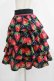 画像2: Jane Marple / Strawberry Meets Logoダンドールスカート  ブラック H-25-08-17-1008-JM-SK-KB-ZH (2)
