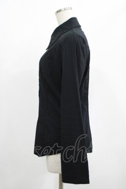画像2: Rozen Kavalier / ダブルカラー刺繍ブラウス  黒 H-25-08-17-1016-OO-BL-KB-ZH