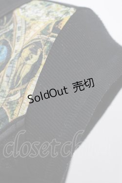 画像5: Ozz On / プリント切替トップス  黒×黒 H-25-08-17-1019-OO-TO-KB-ZH