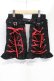 画像1: Grrr the Lipper / 魔界学園レッグウォー魔ァ  ブラック×レッド H-25-08-17-1023-PU-ZA-KB-ZH (1)