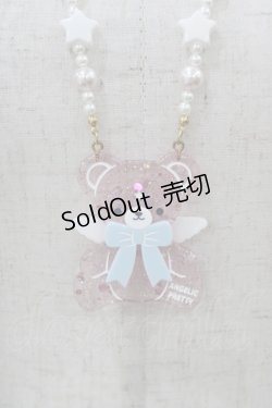 画像1: Angelic Pretty / Milkyベアーネックレス  ピンク H-25-08-18-033-AP-AC-NS-ZH