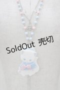 Angelic Pretty / Sailor Marine Kittenネックレス  オフ/サックス H-25-08-18-034-AP-AC-NS-ZH